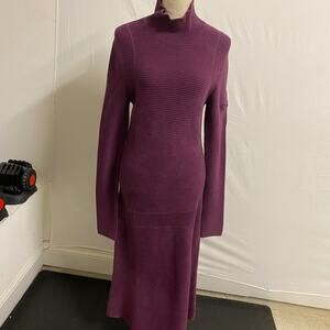 Athleta Purple Long Sleeve Dress
